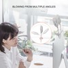 White Desktop Screen Fan with Adjusting Clip 3 Gear 360°