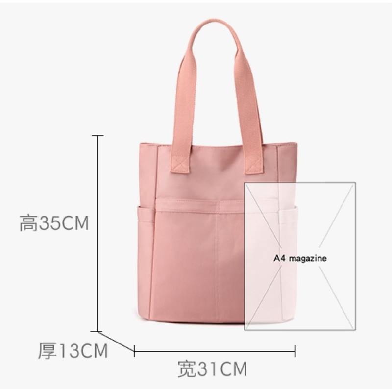 JIANLINST Women's Tote Bag, Handbag Nylon Maternity Bag, Waterproof, Large