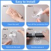 ANDGOO 10 Pack No Drill Curtain Rod Brackets, Renter Friendly