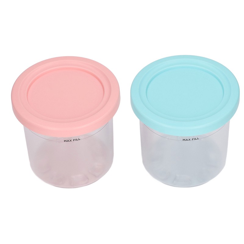 Ice Cream Pints Transparent Reusable Pints Homemade Ice Cream Container