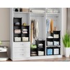 HOMIDEC 6-Cube Storage Organizer, Closet Organizer Storage Cabinet Shelf Bookcase