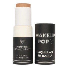 Base de maquillaje en sólido Nuestra Tierra Organic Makeup Makeup Pop Maquillaje solido Makeup pop S02 tono s02 - 14g