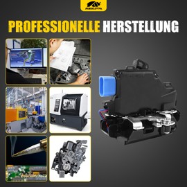 Front Left Door Lock for VW Golf 5, MIKKUPPA 3D1837015 Lock Actuator with Central Locking