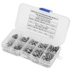 Agatige 500Pcs Self Tapping Button Flat Head Hex Socket Screws
