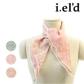 Ield 대구백화점 아이엘드남녀 쁘띠 플라워 손수건(IBA9008) Daegu Department Store ILD Unisex Petit Flower Handkerchief (IBA9008)