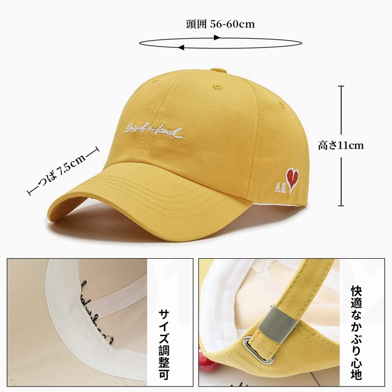 JOMA-E Shop Women's Hat, Large Sizes, Deepened Cap, English Letters,