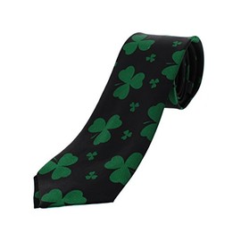Zac's Alter Ego Fancy Dress St. Patrick's Day Clover Leaf Tie