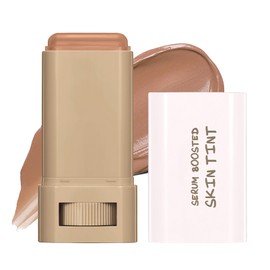 Foundation Stick, Serum Boosted Matte Skin Tint Balm, Hydrating Tinted Moisturizer mit Full Coverage, Wasserfest & Langanhaltend Concealer Abdeckung, Leicht & Nicht Fettend Beauty Balm Grundierung