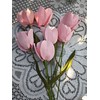 Crepe Paper Tulip DIY Flower Making Kit 12 pcs (Pink)