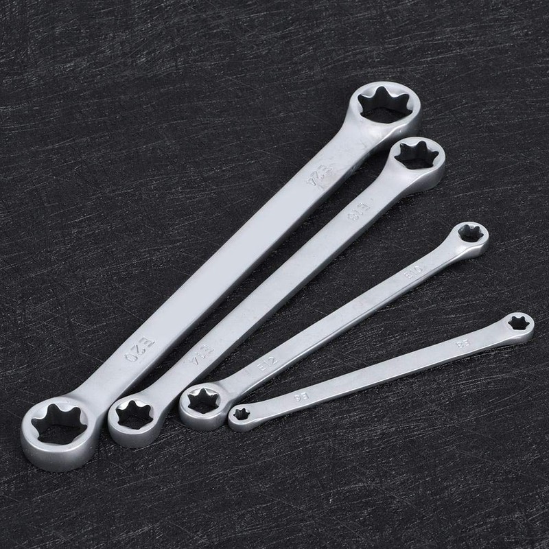 Senyar for e wrench set box end - e8-e24 hex