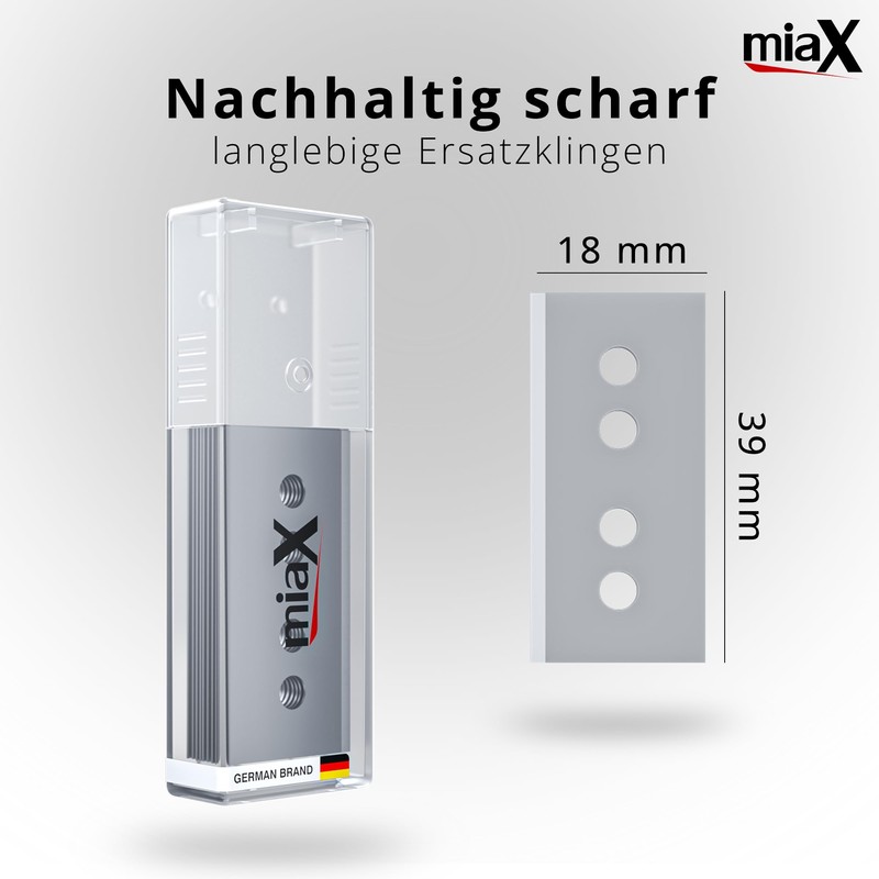miaX Quality Replacement Blades Suitable for Hob Scraper 2.0 -