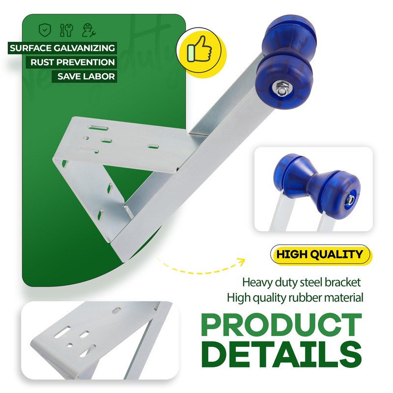 WUTIST Winch Stand W/Roller Fit for 2" and 3" Winch