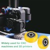 M METERXITY 8pcs 3D Printer Roller V Slot 0.94"/24mm Solid