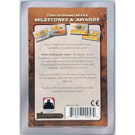 Stronghold Games Terraforming Mars Milestones and Awards - Strategy Board Game - for 1 to 5 Players and Ages 12+