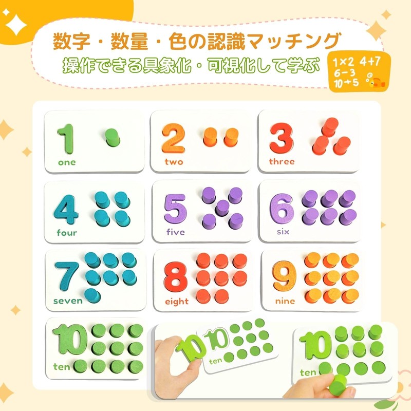 TAETOE Educational Toy for Toddlers, Math Education, Math Education, Numbers