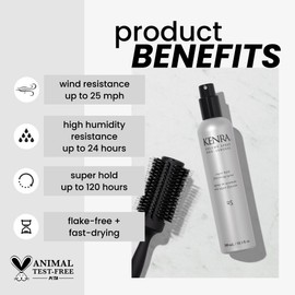 Kenra Professional Volume Spray Non Aerosol 25 | Super Hold Finishing Spray | High Humidity Resistance | Flake-Free and Fast-Drying | All Hair Types | 10.1 fl. oz