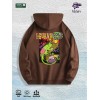 Iguana Cold One Tropical Graphic Hoodie 100% Cotton US Warehouse