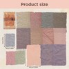 FNANJWQ 84 Sheets Embossed Textured Paper Assorted Set, Scrapbook Paper,