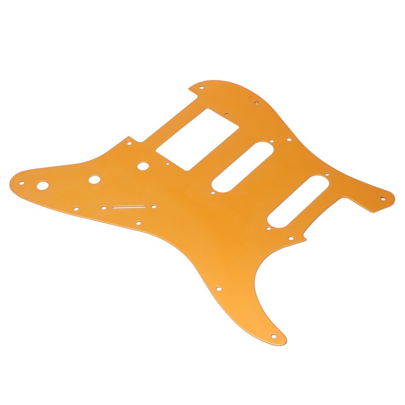 SSH Guitar Pick Guard Aluminum Alloy Orange Electric Guitar Pickguard