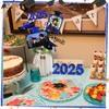 Qinyoung 2025 Graduation Decorations 30 Pcs Glittering Graduation Centerpiece for