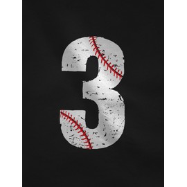 Tstars Baseball 3rd Birthday Shirt Boy Girl Gifts 3 Year Old Toddler Kids T-Shirt 2T Green