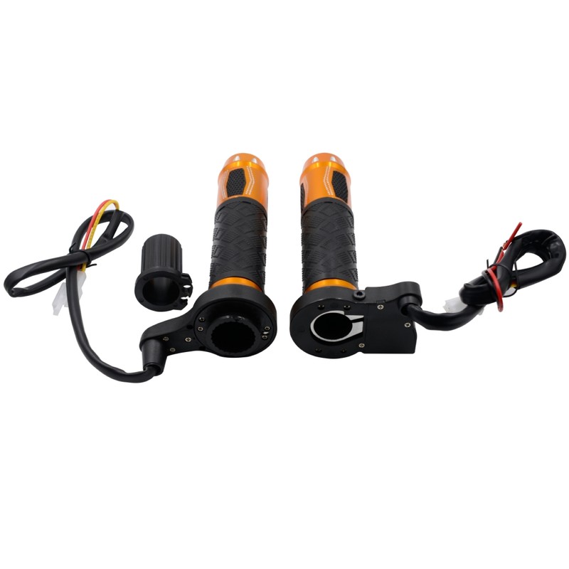 12V Electric Motorcycle Handlebar Heated Grips Temperature Adjustable Electric Heated