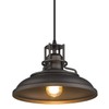 FEMILA Farmhouse Pendant Light,12-inch Barn Vintage Hanging Light Fixture for