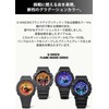 G-Shock Flame inside series_gray, orange, Round (GA-100)