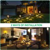 TomCare Solar Lights Outdoor Upgraded Bright Solar Pathway Lights Bigger
