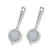 Small Sieve Fine Mesh, 2 Pcs Tea Strainers for Loose