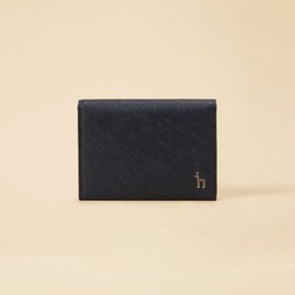 Hazzys (대구신세계)BRIGHTON 네이비 가죽 라인배색 카드지갑 HJHO5E602N3 (Brighton) Navy Leather Line Color-blocking Card Wallet HJHO5E602N3