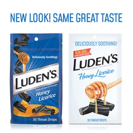 Luden's Throat Drops, Honey Licorice 30 ea(pack of 3)