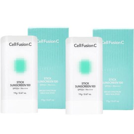 Cell Fusion C NEW 셀퓨전씨 스틱 썬스크린100 19g x2개 간편 쿨선스틱 NEW Cell Fusion C Stick Sunscreen 100 19g x2 Easy Cool Sun Stick