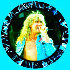 DEF LEPPARD 2025  NEW JOE ELLIOTT ARTWORK TWO RHINESTONES KEYCHAINS