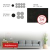 Assorted Heavy Duty Felt Pads - Brown, 226 pieces, as