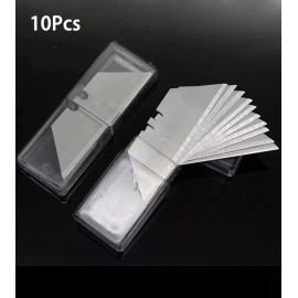 Unbranded Folding Utility Knife Box Cutter Quick-Change Blade With Extra Blades - 10 Blades Only