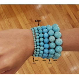 LTC Designs 8mm Smooth Round Green Aventurine Stretch Bracelet, 7.5"