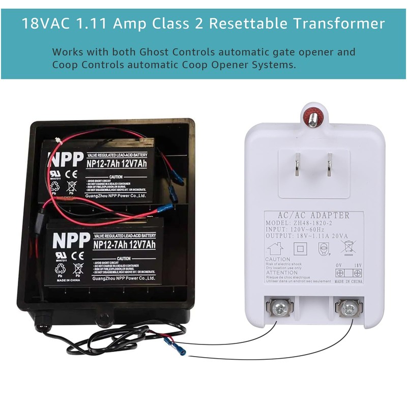Lusperi Class 2 Resettable Transformer Compatible with Ghost Controls Automatic