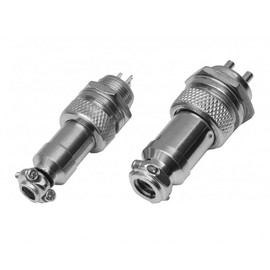 Plug-In Plug Connection Board Feed-Through Socket Microphone Coupling (Installation Dimensions: 12 mm, 2 Pins)