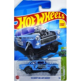 Hot Wheels Track Stars ‘55 Chevy Bel Air Gasser 1/5 HW Gassers Rare SSP 🔥