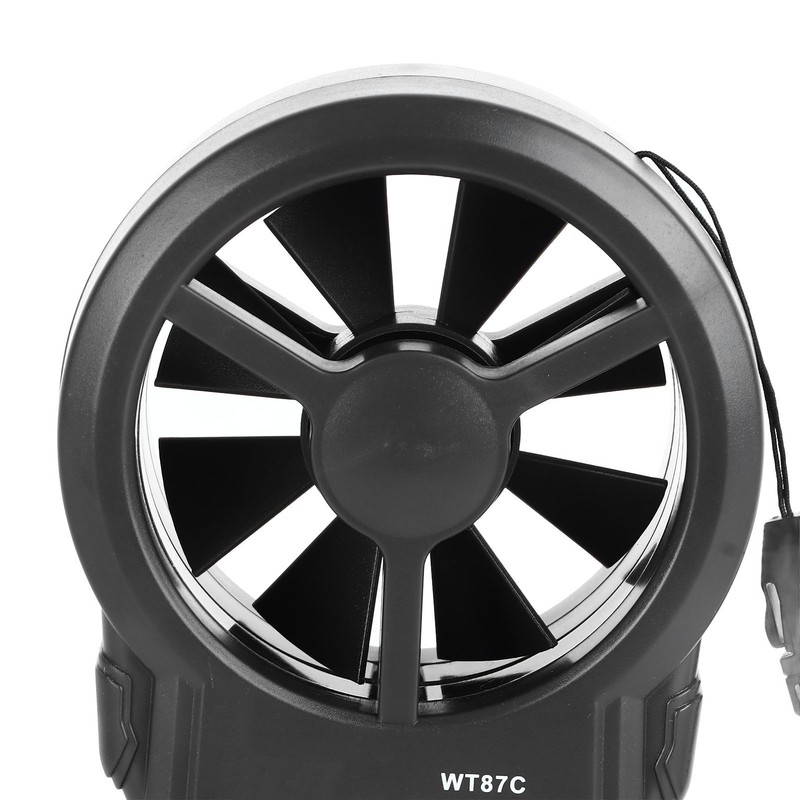 Digital Anemometer LCD Backlit Display Maximum Minimum Average Wind Speed