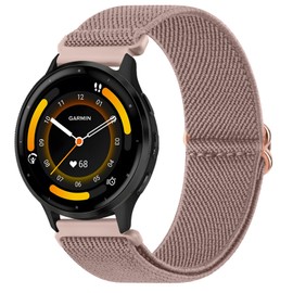 YLK Elastic Garmin Bracelet for Garmin Venu 3 / Venu 2 / Forerunner 255/265 / Vivoactive 4 for Men and Women, 22 mm Nylon Watch Strap, Adjustable Sports Replacement Strap, 22 mm, Nylon, No Gemstone