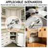 JinBoCheng 2 Pack 135° Lazy Susan Hinges for Cabinets, Corner