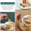 Kyraton Rainbow Teaspoons 12 Pieces 14 cm Stainless Steel Colourful