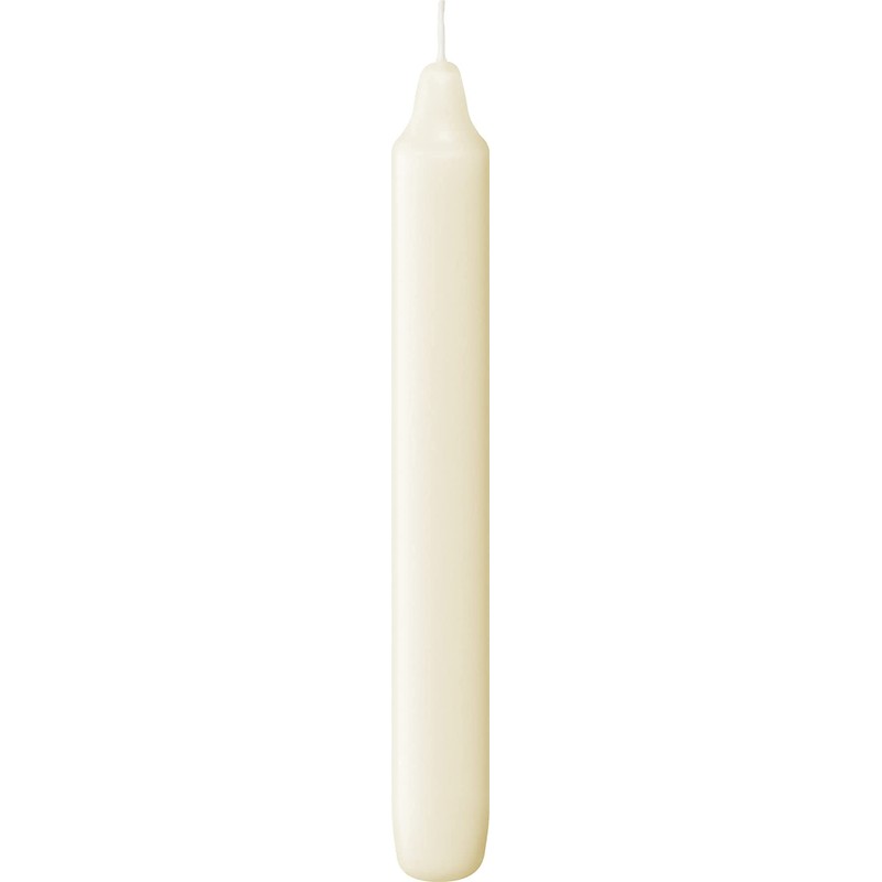 BOLSIUS Ivory Household Candles Bulk Pack 45 Count - Unscented
