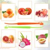 6 Pack Orange Peeler Tool Citrus Fruit Opener Kitchen Cutter