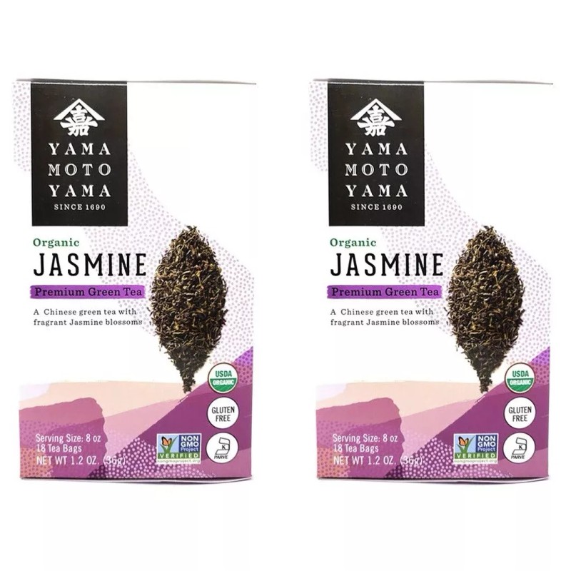 Yamamotoyama Japanese Yamamotoyama Organic Jasmine Premium Green Tea (2 Pack