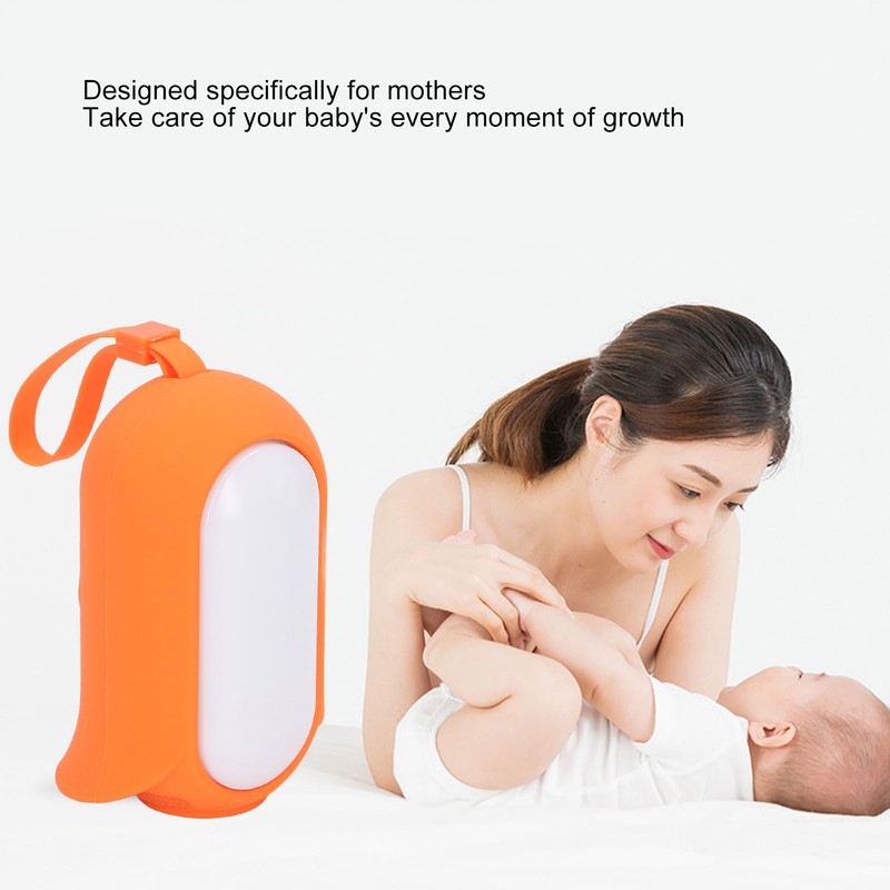 Baby Soother Sound Light Machine Voice Control Eye Caring Warm