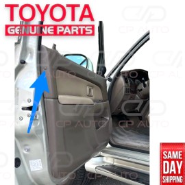 Toyota 96 - 02 TOYOTA 4RUNNER INTERIOR DOOR PANEL TRIM BOARD CLIPS BROWN OAK OEM NEW