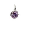 NKlaus Sphere 7859 Women's Ball Pendant 925 Sterling Silver Zirconia